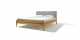 Team 7 MYLON Bett mit Holzbettseiten, Polsterhaupt Leder 90 x 200 cm |24